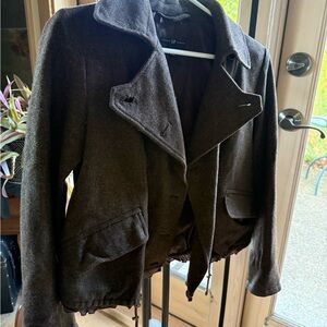 Dark Brown Wool Jacket